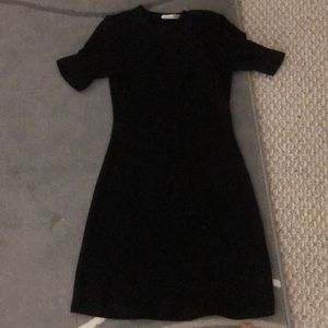 Black reformation short sleeve dress